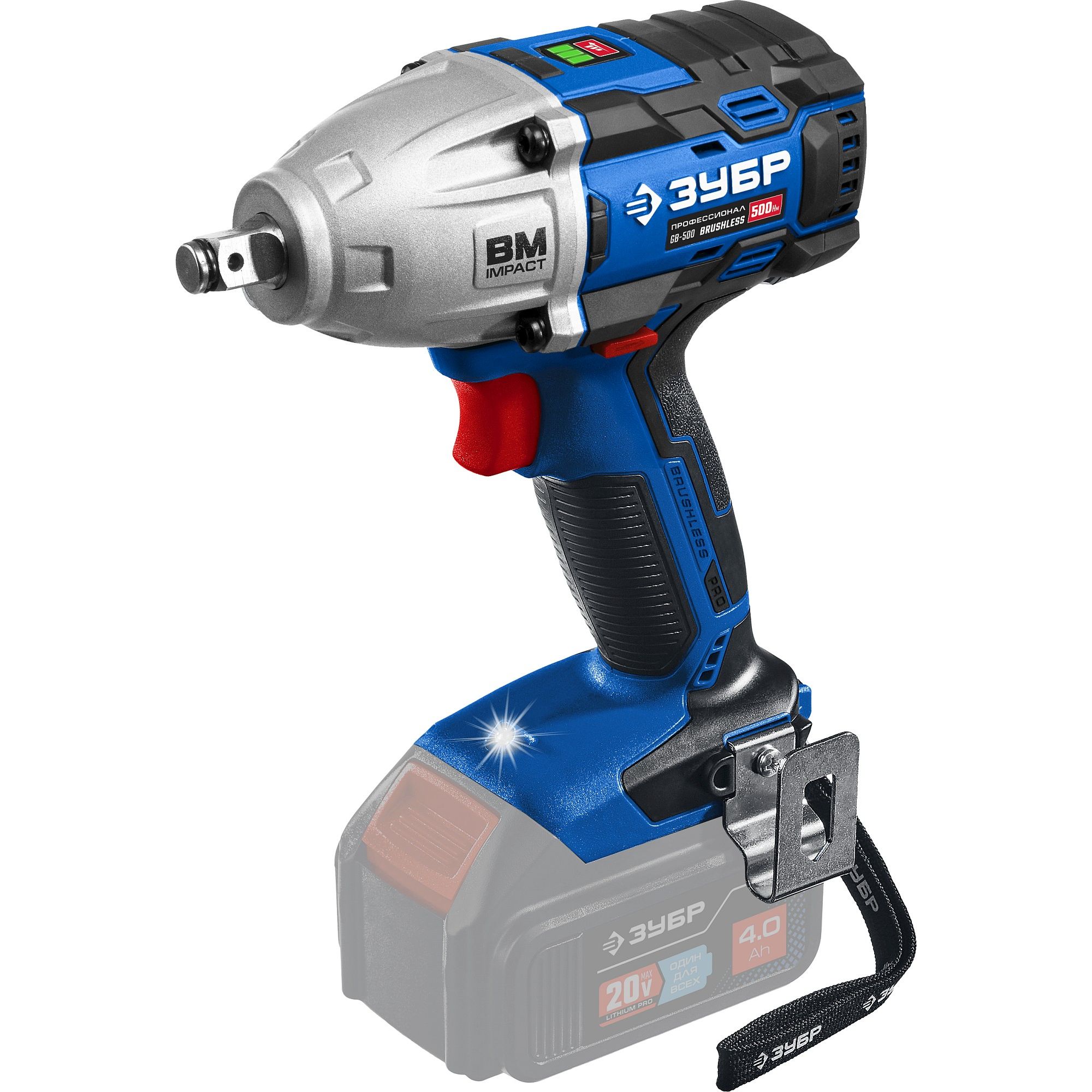 Ударный бесщеточный гайковерт, без АКБ, в коробке GB-500