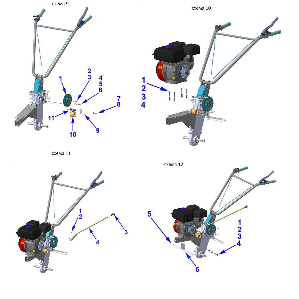Мотоблок бензиновый GT-300
