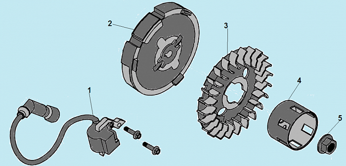 11 МАГНЕТО - МАХОВИК КУЛЬТИВАТОР CHAMPION ВC4311