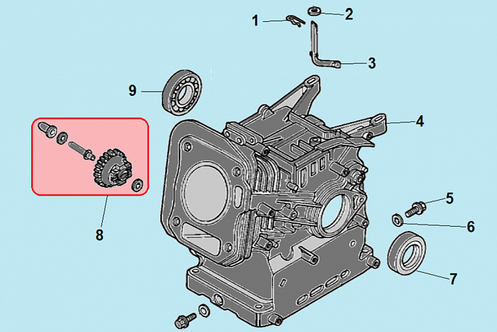 3 ЦИЛИНДР МОТОПОМПА CHAMPION GP50