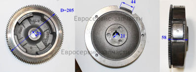 Маховик (стартер электрический)