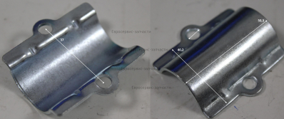 Накладка хомута нижняя O25 рукоятки 9186-903103-0100000: Т750.Т1150.Т1250.Т20.Т25.Т12.