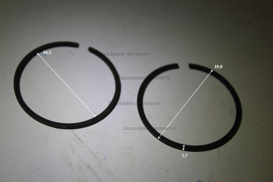 Кольца поршневые 40х1,5 ком-т 2шт. Т25В2