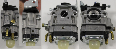 Карбюратор D15 F10030750 ?? RUIING  [MR11C1.HLHIC] хол.х.1-отв.-52CC