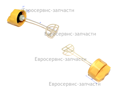 Крышка топливного бака в сборе  Т 43/4Т