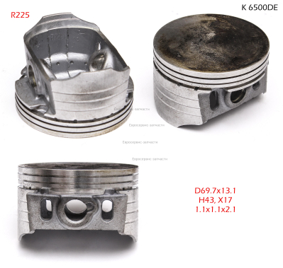 Поршень 371201 К6500DE