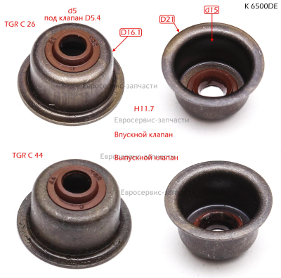 Колпачок маслосьемный