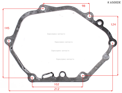 Прокладка крышки картера 96112 К6500DE