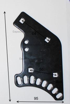 Кронштейн ручки правый 30210010000 ЕКА 36БЛ430(Е1601.001.00)