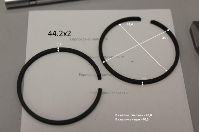 Кольцо поршневое, 44х2. HY-E52042. БМ 52ЕН