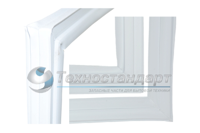 Уплотнитель двери Атлант-Минск, для холодильной камеры, 555 х 950 мм, к холодильникам МХМ-1705, 1716, 1717,  в паз, код 769748901508,  331603301006