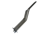 Тэн для водонагревателя, для Thermex, 2000W, нержавейка,  изогнутый, горизонтальные баки, резьба под анод М4, L= 350 мм, фланец 64 мм