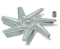 Крыльчатка вентилятора для духовки (метал.)   BOSCH 00650472