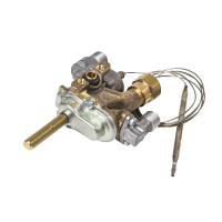 Кран газовый духовки для газовой плиты Indesit C00082339 (с термостатом)